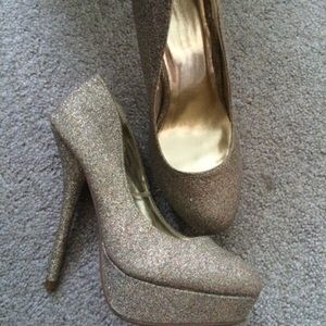 Forever 21 sparkly heels